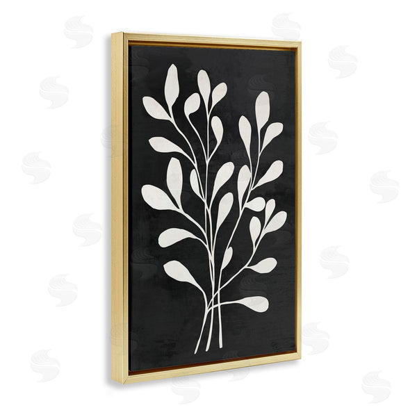 Stupell Industries Andrea Haase | Leaf Whispers On Black