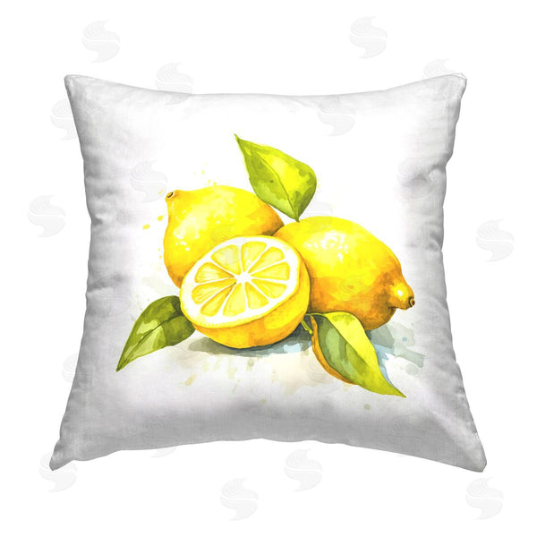 stupell industries Andrea Haase | Lemon Harvest Fruits Printed Throw Pillow