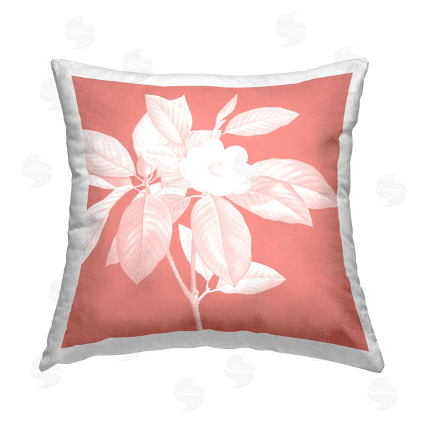 stupell industries Andrea Haase | Pink Contemporary Flower Printed Throw Pillow