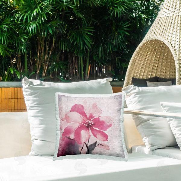 Stupell Industries Andrea Haase | Pink Flower Bloom Printed Throw Pillow