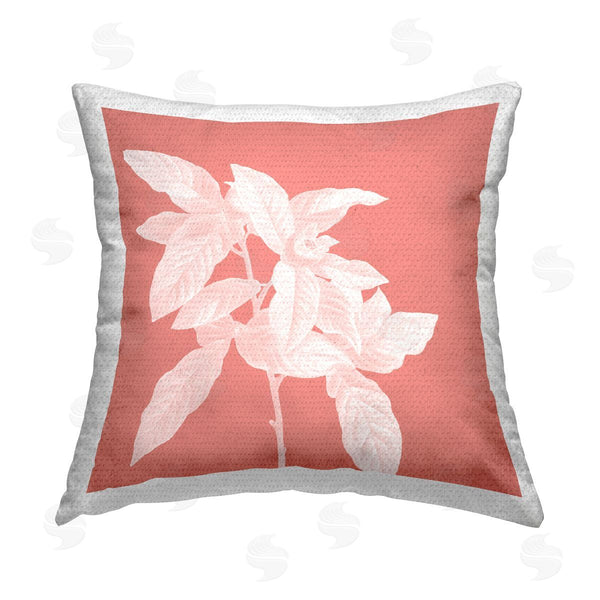 Stupell Industries Andrea Haase | Pink Flower Sprout Printed Throw Pillow
