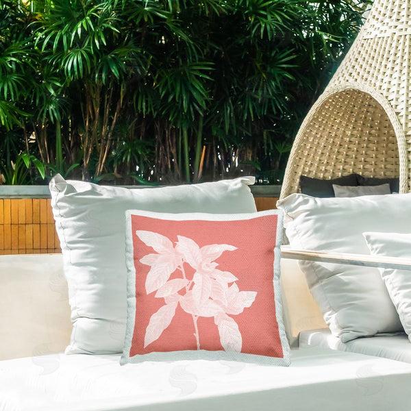 Stupell Industries Andrea Haase | Pink Flower Sprout Printed Throw Pillow