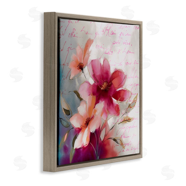 Stupell Industries Andrea Haase | Pink Vintage Florals