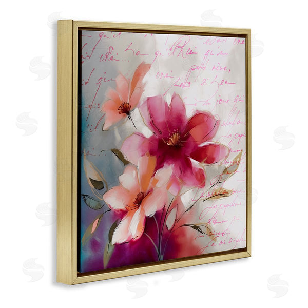 Stupell Industries Andrea Haase | Pink Vintage Florals