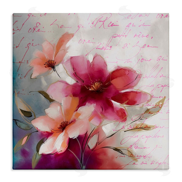 stupell industries Andrea Haase | Pink Vintage Florals