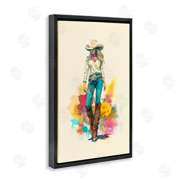 Stupell Industries Andrea Haase | Prairie Princess Cowgirl Wall Art