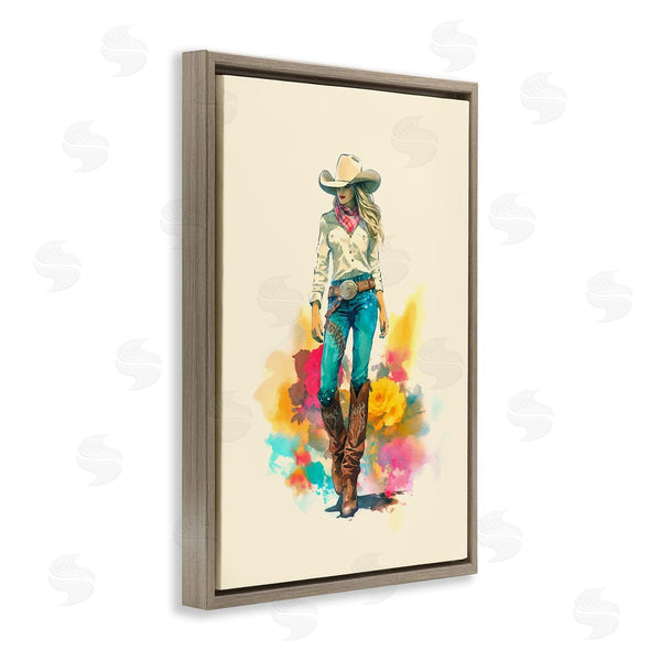 Stupell Industries Andrea Haase | Prairie Princess Cowgirl Wall Art