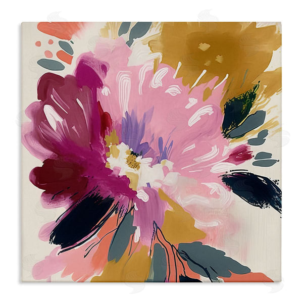stupell industries Andrea Haase | Purple Abstract Floral