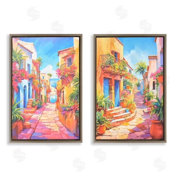 Stupell Industries Andrea Haase | Quaint Mediterranean Village Wall Art