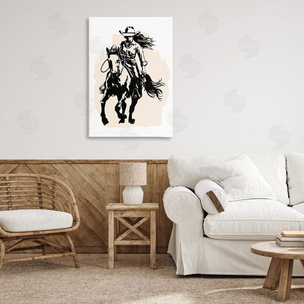 Stupell Industries Andrea Haase | Saddle Sisters Girl Wall Art