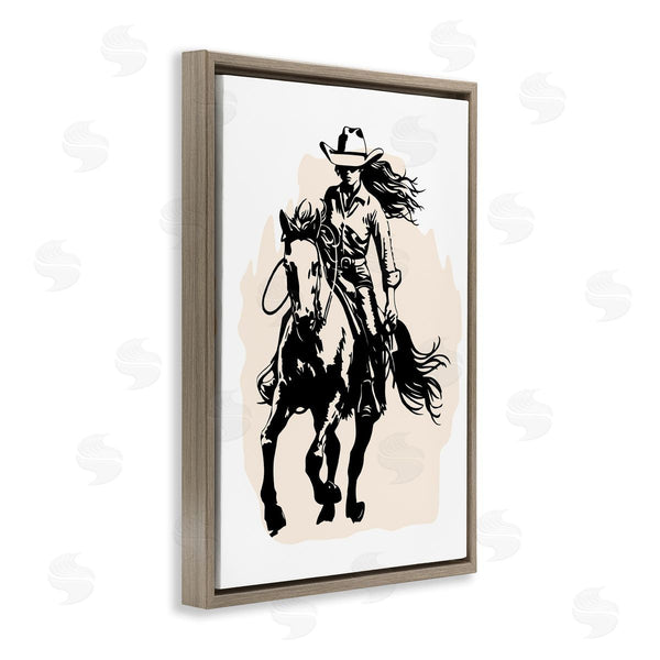 Stupell Industries Andrea Haase | Saddle Sisters Girl Wall Art