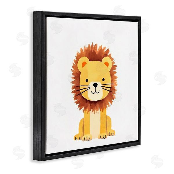 Stupell Industries Andrea Haase | Sitting Baby Lion Cub Wall Art