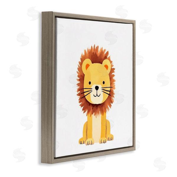Stupell Industries Andrea Haase | Sitting Baby Lion Cub Wall Art