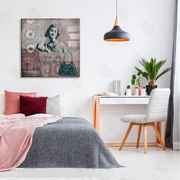 Stupell Industries Andrea Haase | Vintage Fashion Woman Collage Wall Art