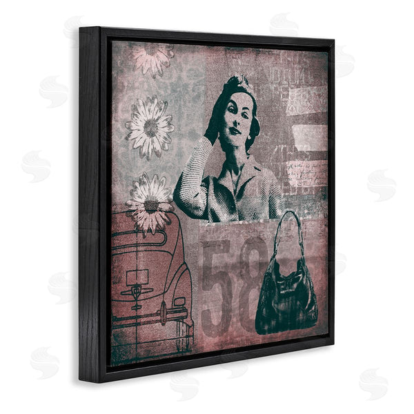 Stupell Industries Andrea Haase | Vintage Fashion Woman Collage Wall Art