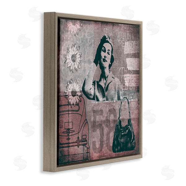 Stupell Industries Andrea Haase | Vintage Fashion Woman Collage Wall Art
