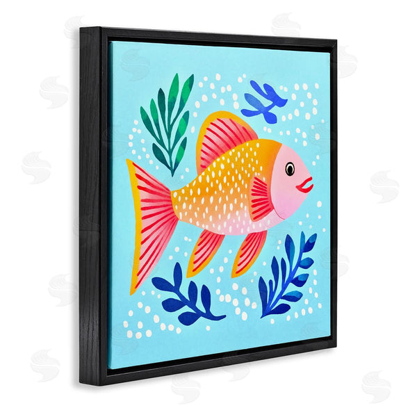 Stupell Industries Andrea Haase | Whimsical Fish & Seaweed Wall Art