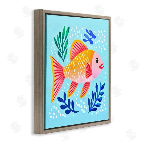 Stupell Industries Andrea Haase | Whimsical Fish & Seaweed Wall Art