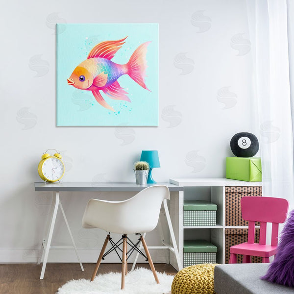 Stupell Industries Andrea Haase | Whimsical Gradient Fish Wall Art