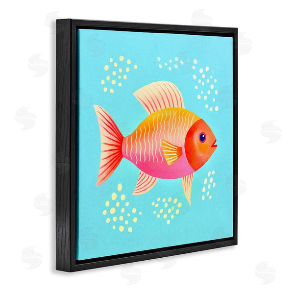 Stupell Industries Andrea Haase | Whimsical Orange Fish Wall Art