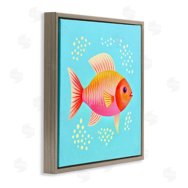 Stupell Industries Andrea Haase | Whimsical Orange Fish Wall Art