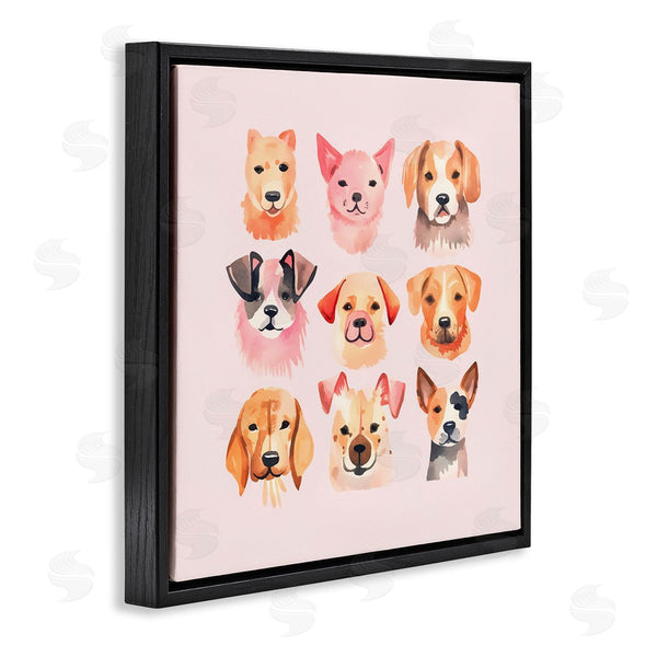 Stupell Industries Andrea Haase | Whimsy Dog Parade Wall Art