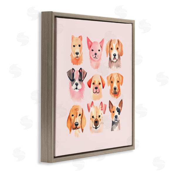 Stupell Industries Andrea Haase | Whimsy Dog Parade Wall Art