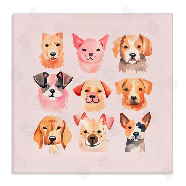 stupell industries Andrea Haase | Whimsy Dog Parade Wall Art