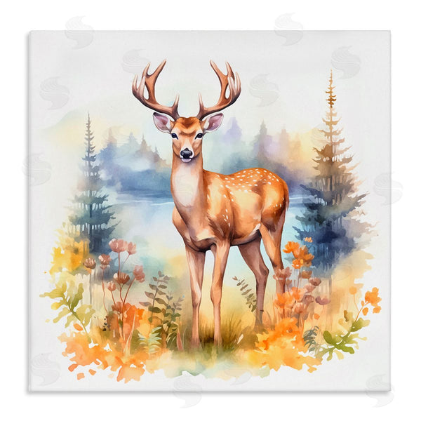 stupell industries Andrea Haase | Wild Deer in Forest Wall Art