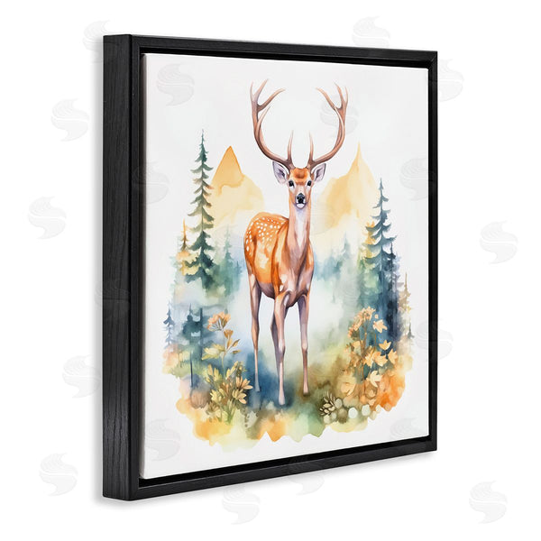 Stupell Industries Andrea Haase | Wild Deer With Mountains Wall Art