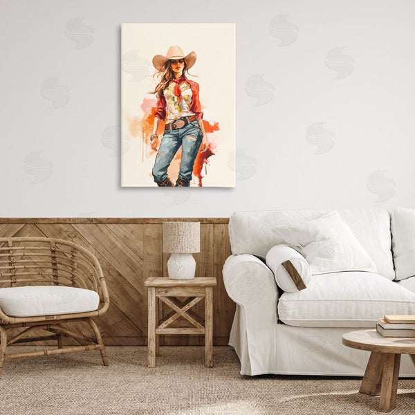 Stupell Industries Andrea Haase | Wild West Cowgirl Charm Wall Art