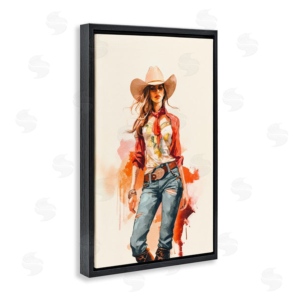 Stupell Industries Andrea Haase | Wild West Cowgirl Charm Wall Art