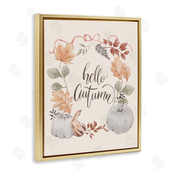 Stupell Industries Andrea Jasid Grassi | Hello Autumn With Garland