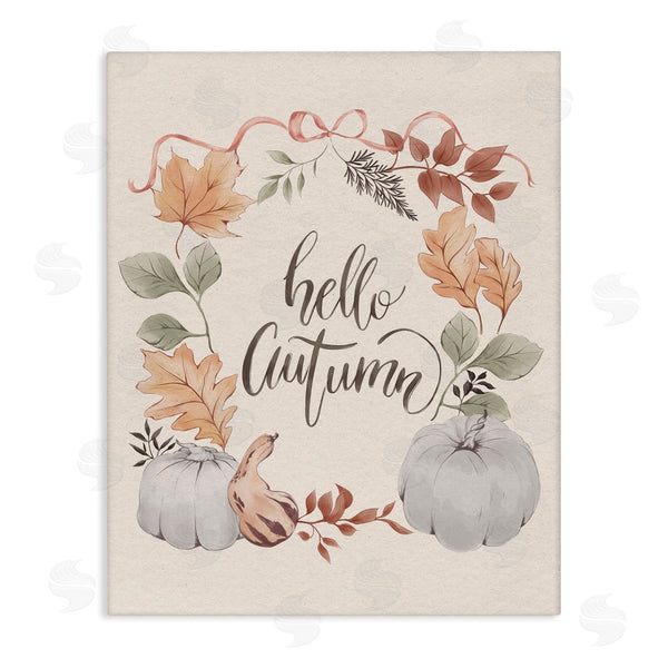 stupell industries Andrea Jasid Grassi | Hello Autumn with Garland