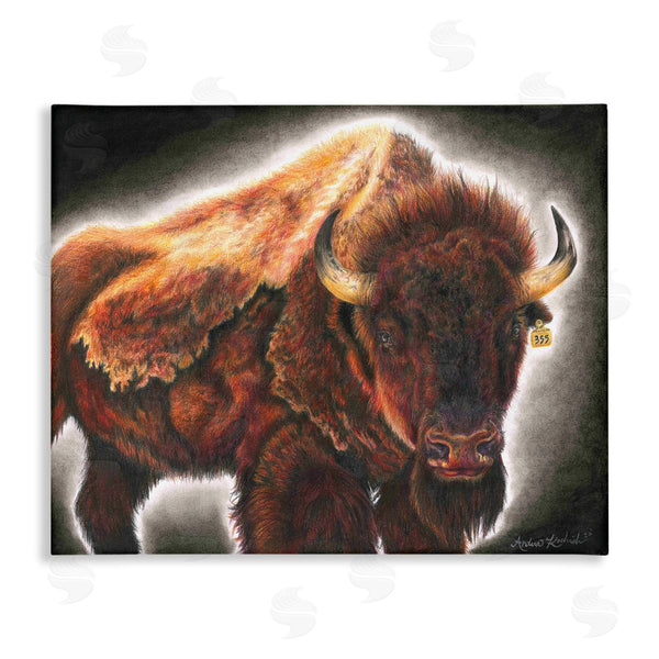 stupell industries Andrea Kochish | Tagged Bison Cattle Rustic Southwestern Animal Big Horns Wall Art