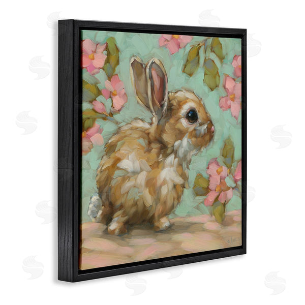 Stupell Industries Andrea Lavery | Baby Bunny & Florals Wall Art