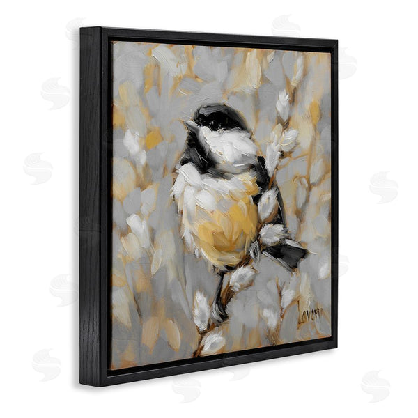 Stupell Industries Andrea Lavery | Bird Perched Pussy Willow Wildlife Wall Art