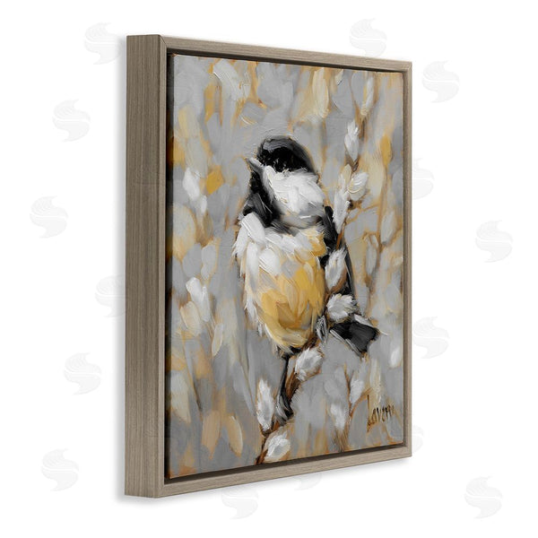 Stupell Industries Andrea Lavery | Bird Perched Pussy Willow Wildlife Wall Art