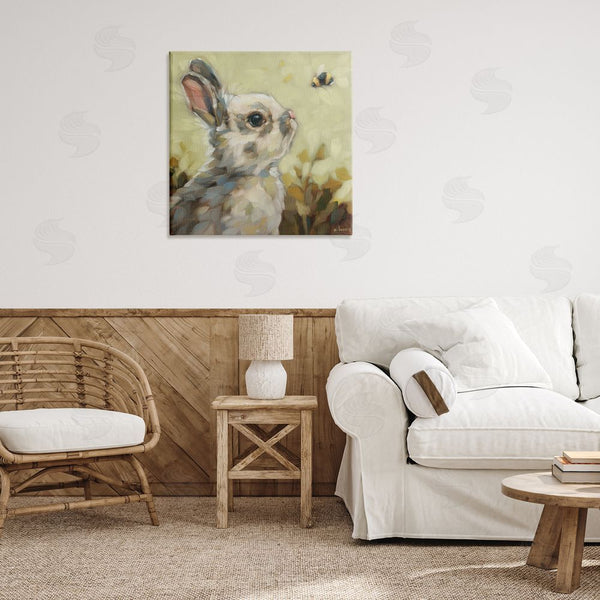 Stupell Industries Andrea Lavery | Bunny Eyeing Bumble Bee Wall Art