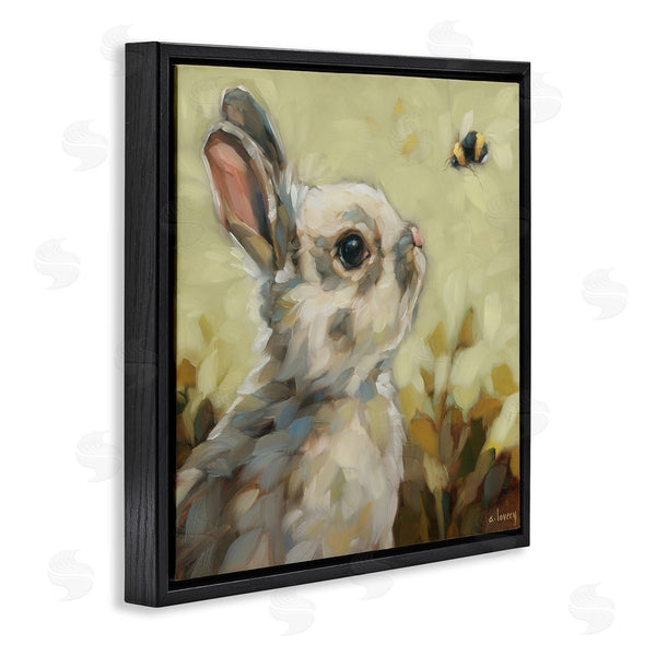 Stupell Industries Andrea Lavery | Bunny Eyeing Bumble Bee Wall Art