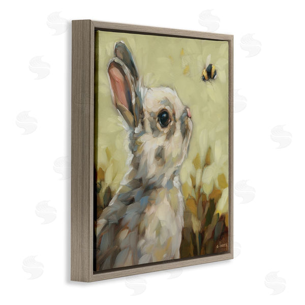 Stupell Industries Andrea Lavery | Bunny Eyeing Bumble Bee Wall Art