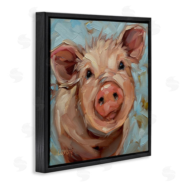 Stupell Industries Andrea Lavery | Modern Pig Portrait Farm Animal