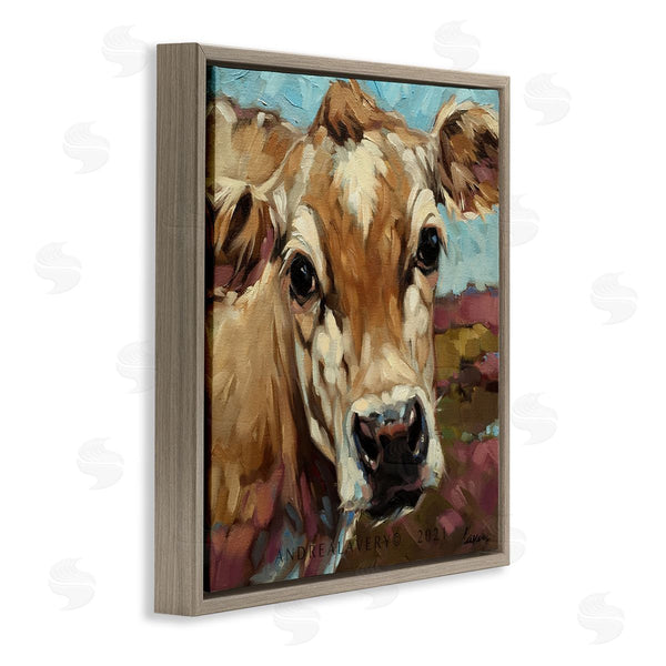 Stupell Industries Andrea Lavery | Rural Cow Painting Country Farm Wall Art