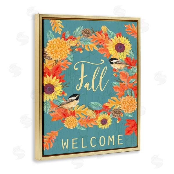 Stupell Industries Andrea Tachiera | Fall Welcome Autumn Harvest Wreath