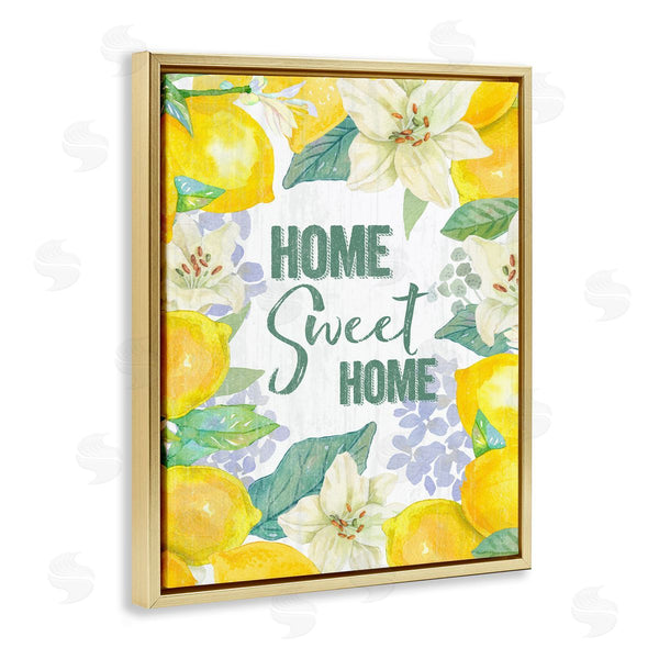 Stupell Industries Andrea Tachiera | Home Sweet Home Summer Lemons