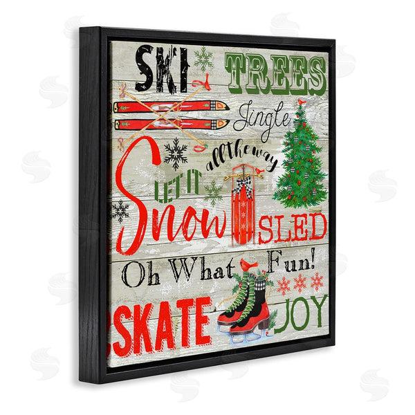 Stupell Industries Andrea Tachiera | Joys Of Winter List