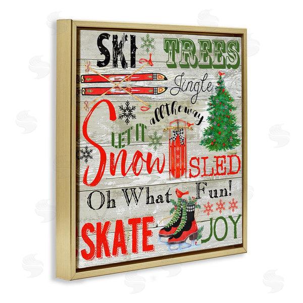 Stupell Industries Andrea Tachiera | Joys Of Winter List