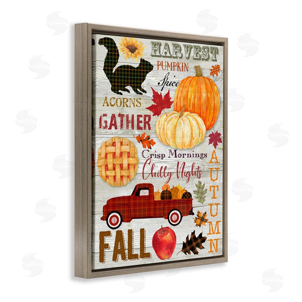 Stupell Industries Andrea Tachiera | Seasonal Fall Phrases Rustic Charm