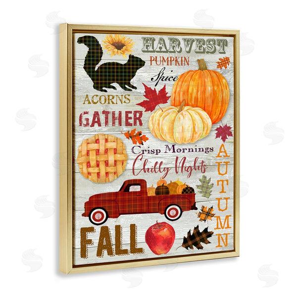 Stupell Industries Andrea Tachiera | Seasonal Fall Phrases Rustic Charm