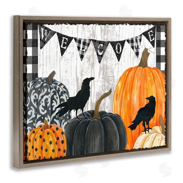 Stupell Industries Andrea Tachiera | Welcome Crows And Pumpkins